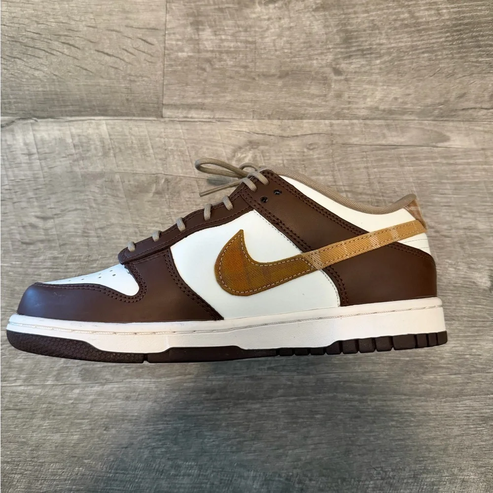 Nike dunks brown plaid checkered 6Y - Picture 3 of 4